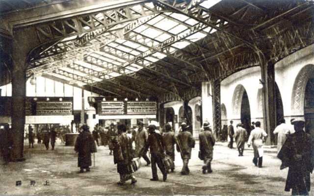 Odate Station in 1920's Japan
